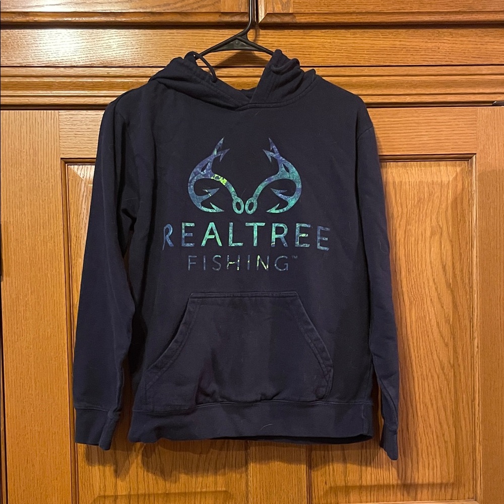 Realtree Men's Navy Hoodie